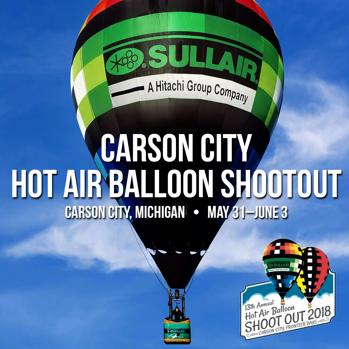 Sullair Balloon At Carson City Hot Air Balloon Shootout