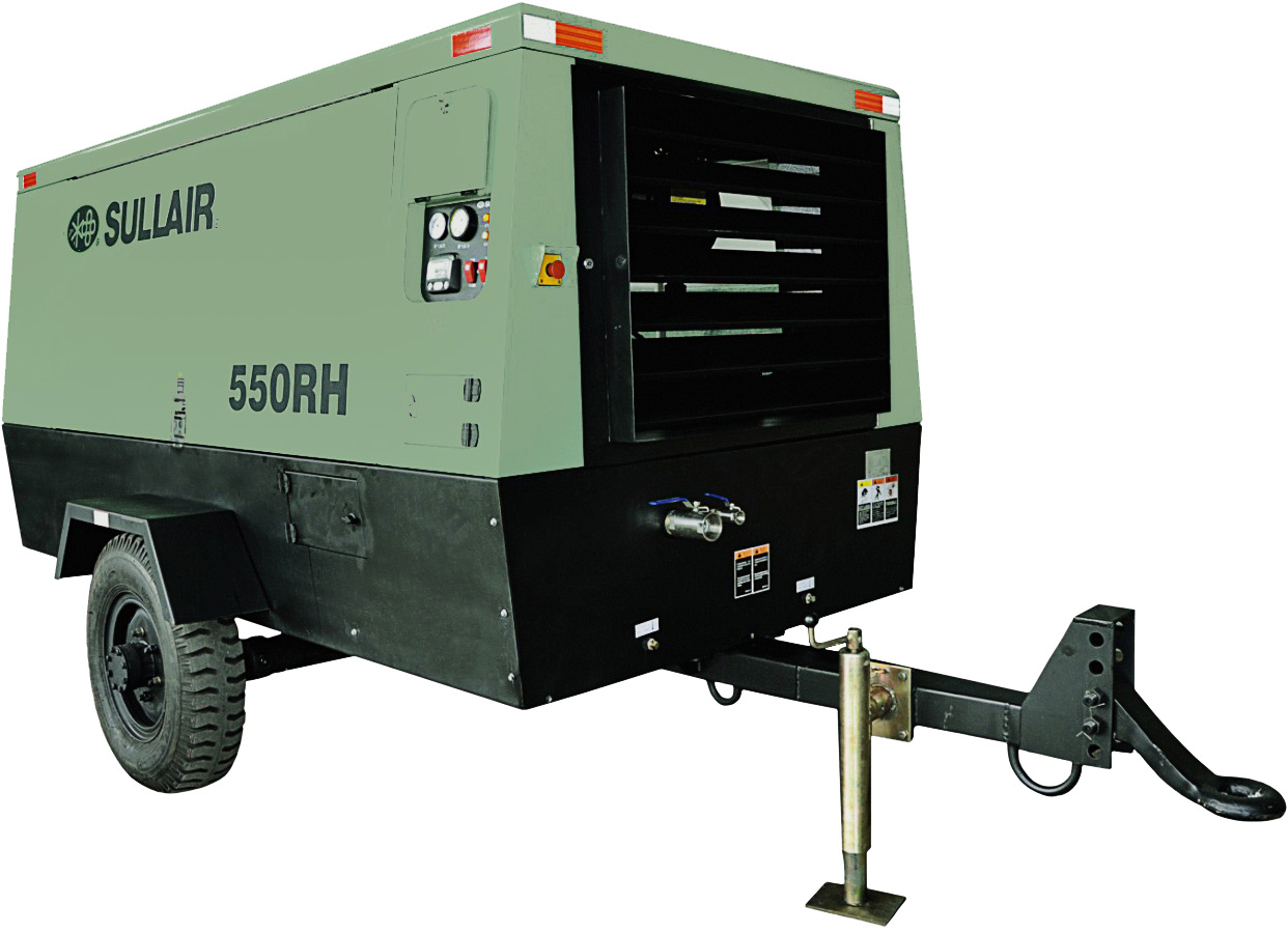 550RH T3 portable diesel air compressor