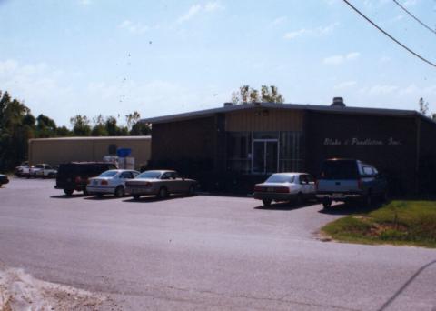 Blake & Pendleton’s second location in Macon, Georgia, which is currently used as the company’s shop facility. B&P moved into this location in 1975.