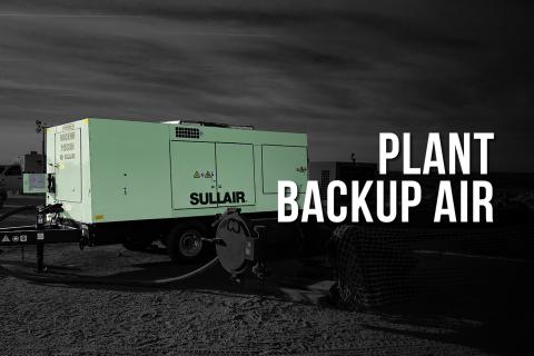 Using Portable Air Compressors as Plant Backup Air