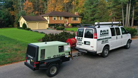 Citing their durability and reliability, B.H Labrie Landscaping in Merrimack, NH only uses Sullair air compressors.