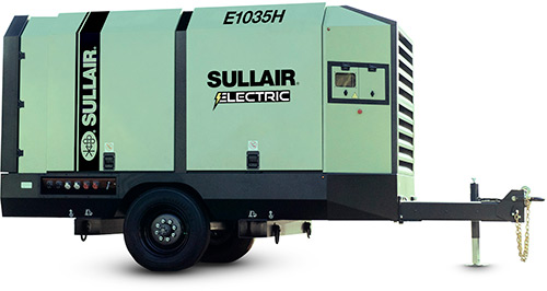 Sullair E1035 portable electric air compressor