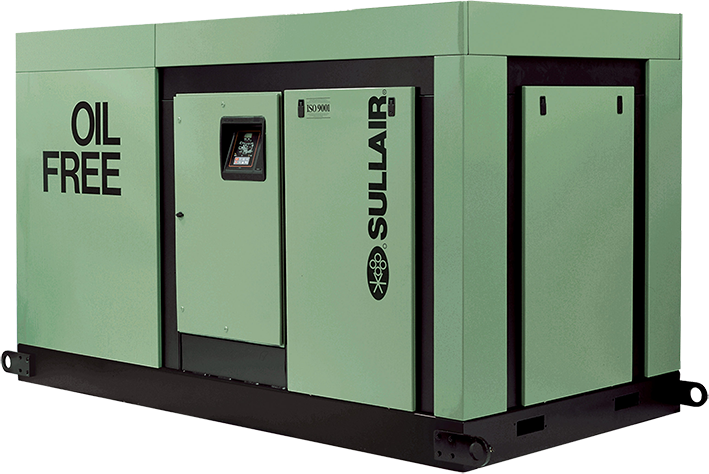 Sullair DS13 Oil Free rotary screw air compressor