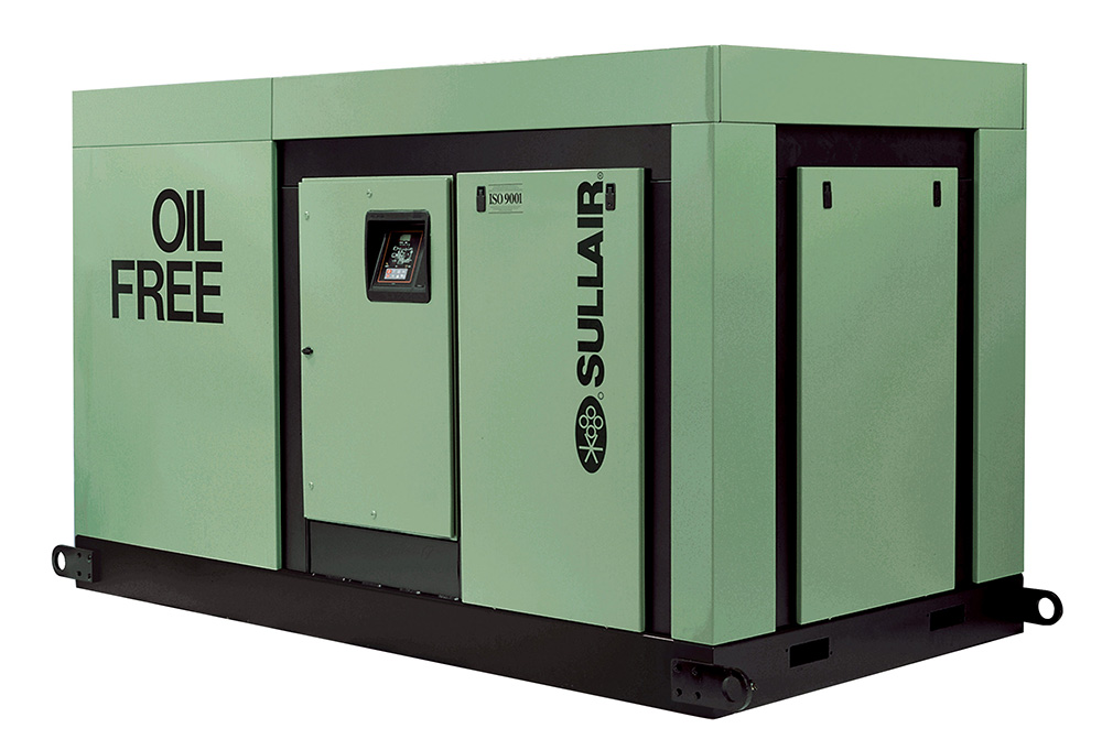  Sullair DS13 oil free rotary screw air compressor