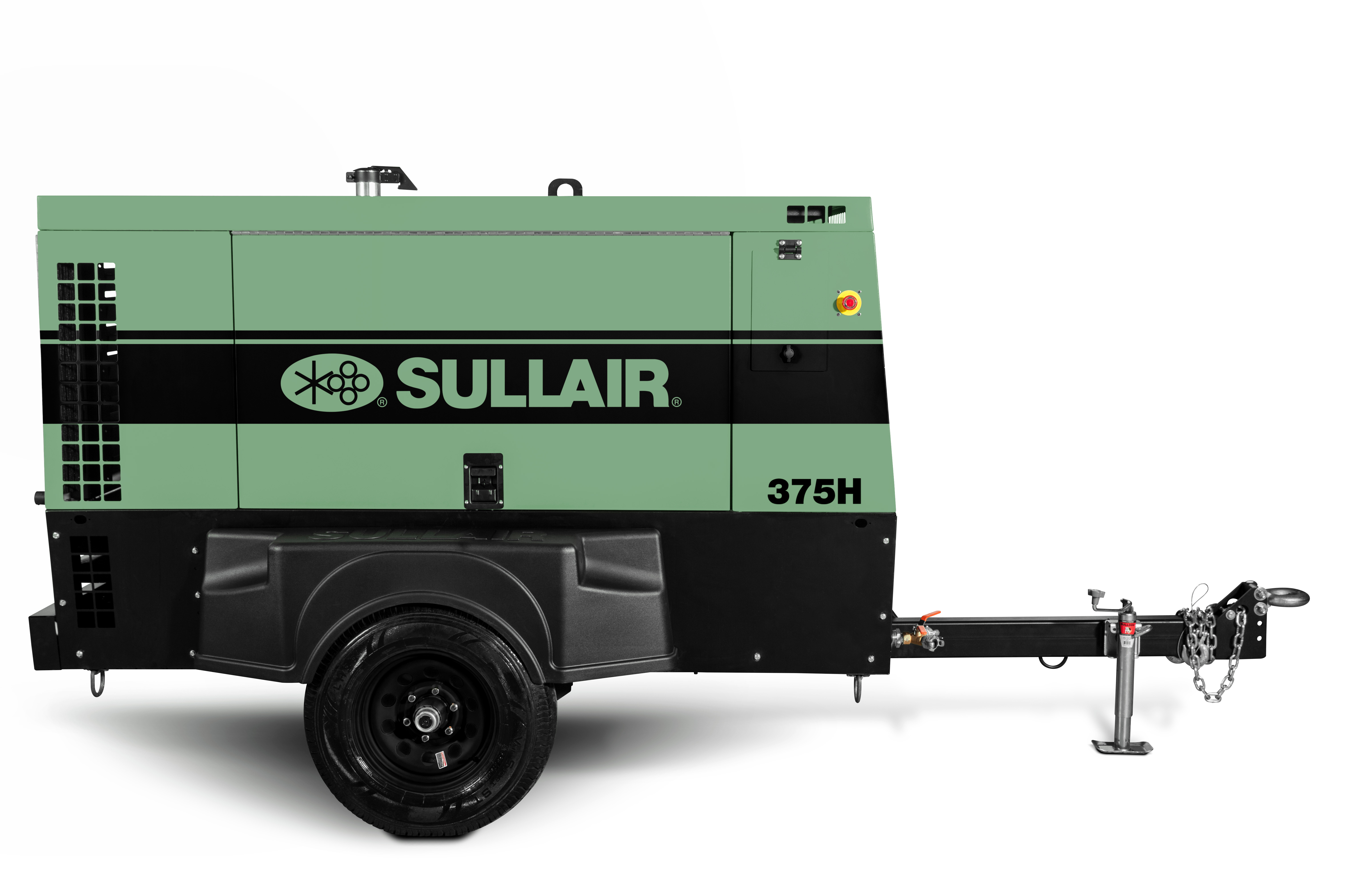 Sullair Perkins-powered 375H portable diesel air compressor