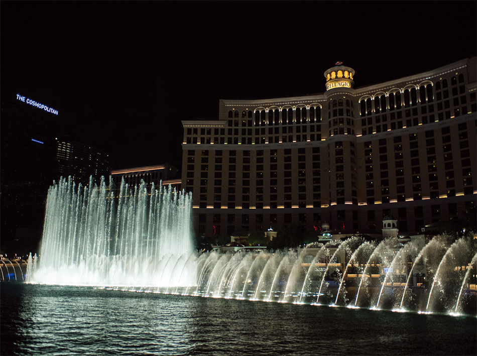 The Water Fountains of Bellagio in Las Vegas use Sullair air compressors