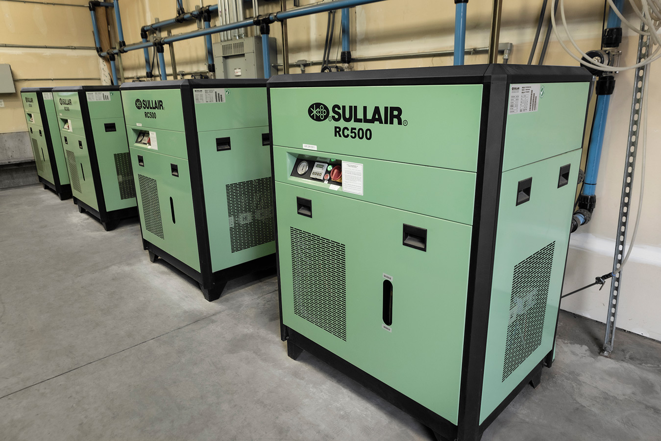 Sullair RC500 refrigerated dryer installation