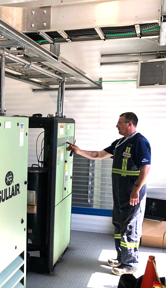 Conducting regular, annual air audits by certified professionals should be part of an overall compressed air system management initiative. Photo courtesy of Sullair, LLC.