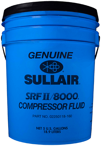 Fluide de compresseur Sullair SRF II/8000®, seau de 5 gallons