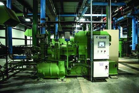 Centrifugal compressor at glass manufacturer
