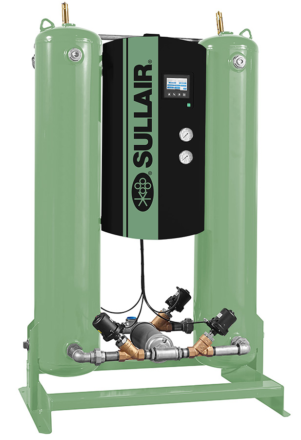 A Sullair DP series desiccant air dryer