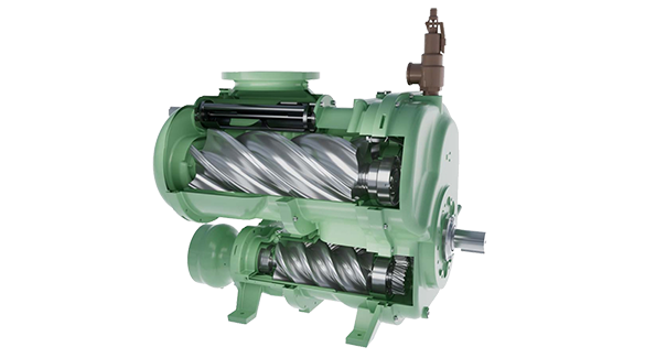 Sullair two-stage air end