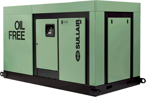 Sullair DS13 Oil Free rotary screw air compressor