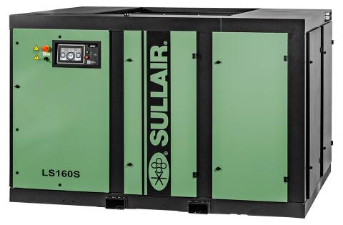 Sullair LS160S stationary rotary screw air compressor