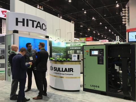 Sullair booth at IMTS 2018