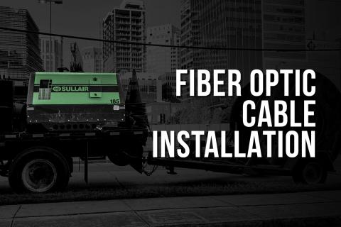 Fiber optic cable installation