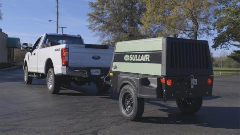 Use Sullair portable diesel air compressors for winterizing irrigation systems