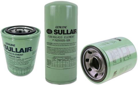 Assortment of Sullair Oil Filters