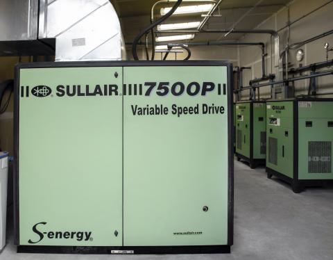 Defining the control gap when synching VSD and full load compressors is an important consideration when right sizing a compressed air system. Image courtesy of Hitachi Global Air Power.