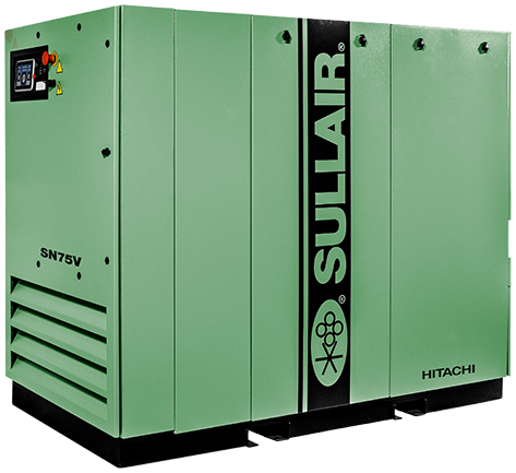Sullair SN75V industrial rotary screw air compressor