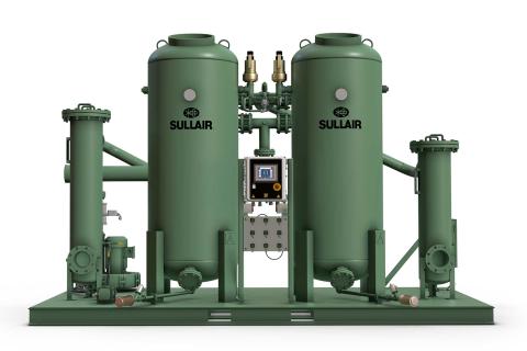 Sullair SAV series heated blower purge desiccant dryer