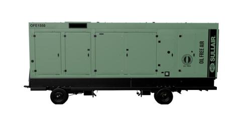 Sullair OFE 1550 Oil Free Electric Portable Air Compressor.