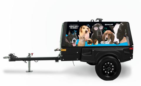 Donated Sullair 185 portable air compressor.